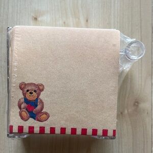 Cute Teddy Bear Note Tray